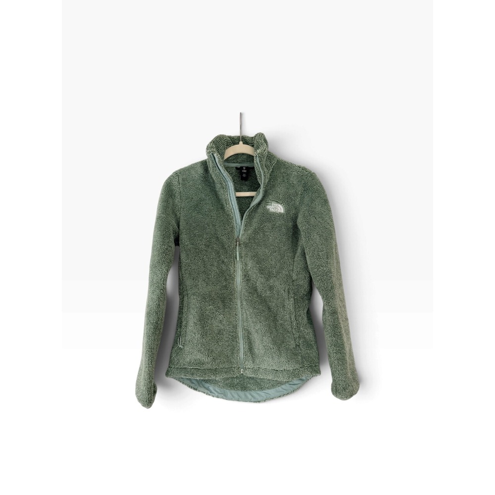 The North Face Osito Fleece Jacket Sage Green Full Zip High Pile XS